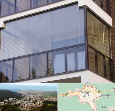 شیشه بالکنی در گرگان