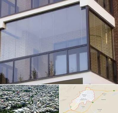 شیشه بالکنی در شاهرود