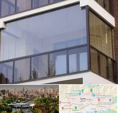 شیشه بالکنی در منطقه 1 تهران 