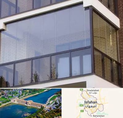 شیشه بالکنی در اصفهان