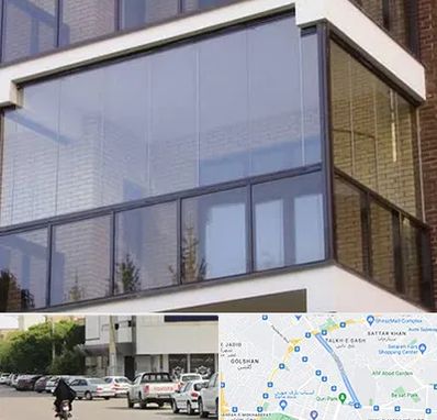 شیشه بالکنی در قدوسی شرقی شیراز 