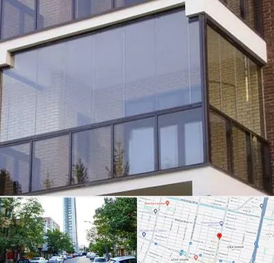 شیشه بالکنی در امامت مشهد 