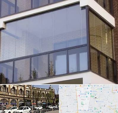 شیشه بالکنی در منطقه 11 تهران 