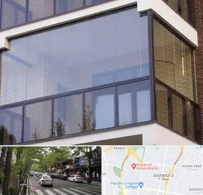 شیشه بالکنی در ظفر 