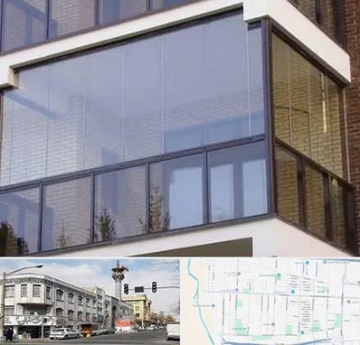 شیشه بالکنی در 17شهریور