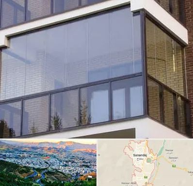 شیشه بالکنی در سنندج