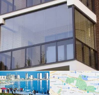 شیشه بالکنی در چیتگر 