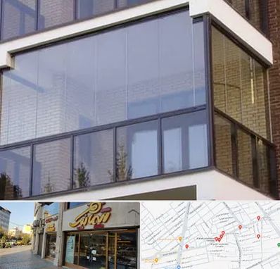 شیشه بالکنی در عطاران قم