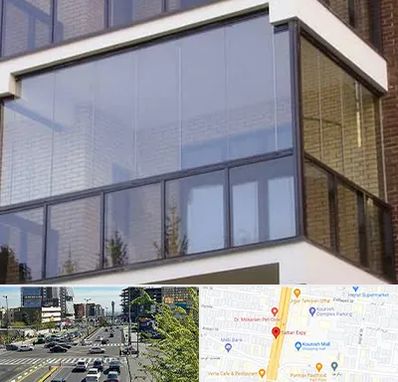 شیشه بالکنی در ستاری 