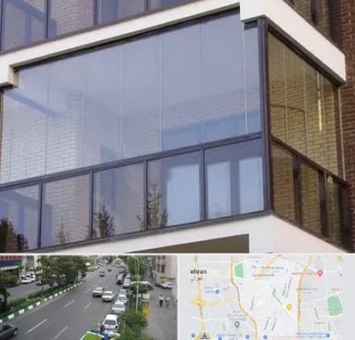 شیشه بالکنی در ستارخان 