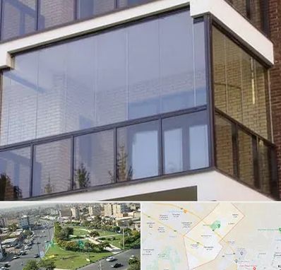 شیشه بالکنی در کمال شهر کرج 