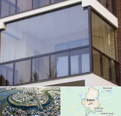 شیشه بالکنی در بابل