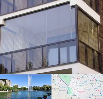 شیشه بالکنی در کوهسنگی مشهد 