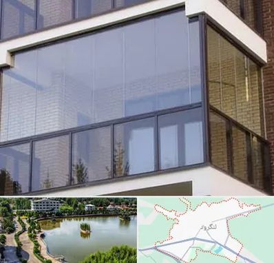 شیشه بالکنی در لنگرود