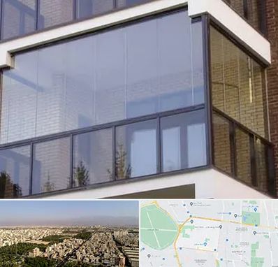 شیشه بالکنی در نازی آباد 