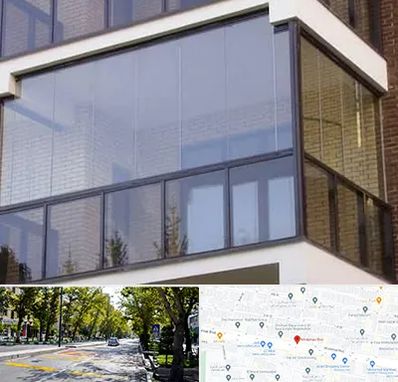 شیشه بالکنی در میرداماد