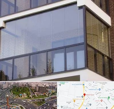 شیشه بالکنی در سبلان 