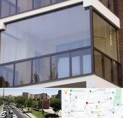 شیشه بالکنی در شهرک آزمایش 
