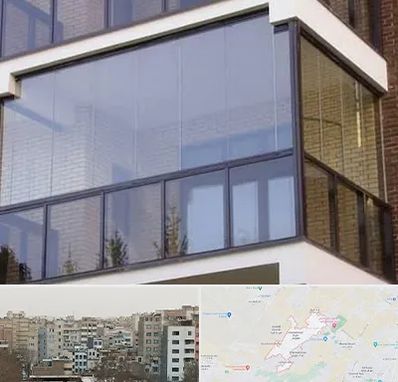 شیشه بالکنی در محمد شهر کرج 