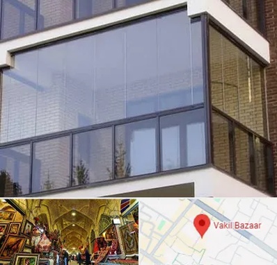شیشه بالکنی در بازار وکیل شیراز