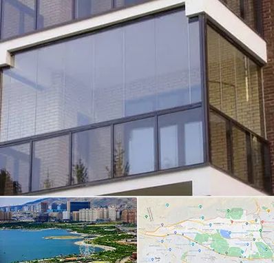 شیشه بالکنی در منطقه 22 تهران 