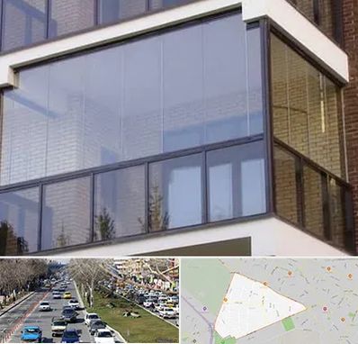 شیشه بالکنی در احمدآباد مشهد 