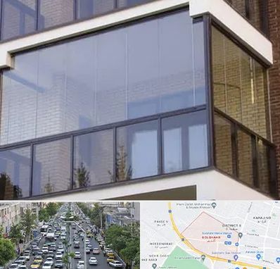 شیشه بالکنی در گلشهر کرج 