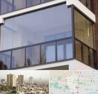 شیشه بالکنی در منطقه 5 تهران 
