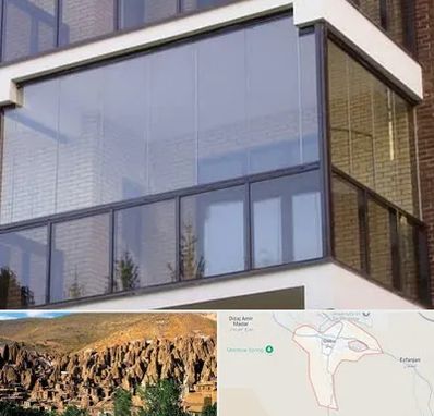 شیشه بالکنی در اسکو