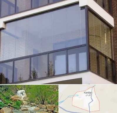 شیشه بالکنی در کردان