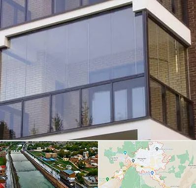 شیشه بالکنی در مراغه