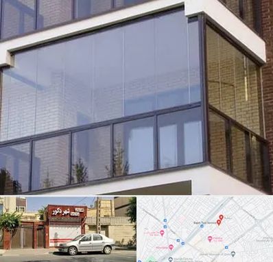 شیشه بالکنی در باجک قم