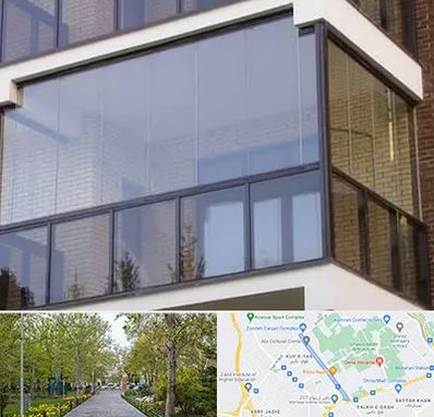 شیشه بالکنی در قدوسی غربی شیراز 