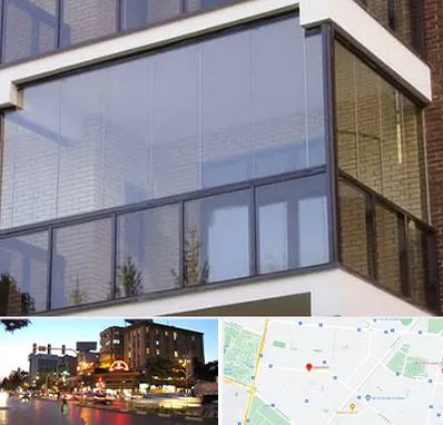 شیشه بالکنی در بلوار سجاد مشهد 