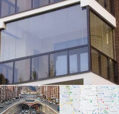 شیشه بالکنی در منطقه 10 تهران 