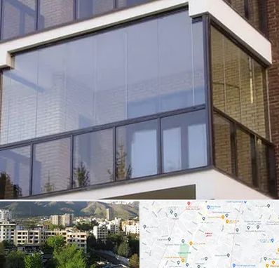 شیشه بالکنی در دیباجی 