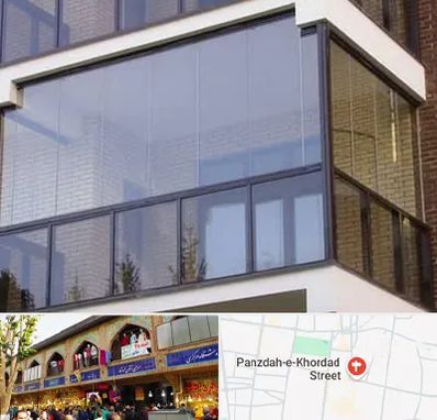 شیشه بالکنی در 15 خرداد