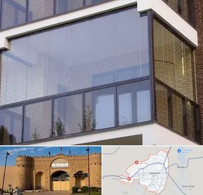 شیشه بالکنی در ایرانشهر