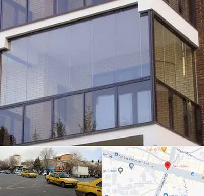 شیشه بالکنی در شهناز تبریز