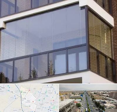 شیشه بالکنی در حصارک کرج 