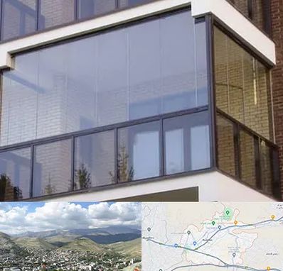 شیشه بالکنی در رودهن