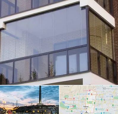 شیشه بالکنی در منطقه 2 تهران 