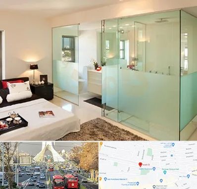 شیشه سکوریت در خیابان آزادی 