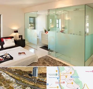 شیشه سکوریت در خیابان نیایش شیراز 