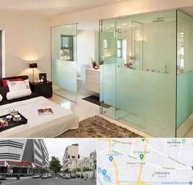 شیشه سکوریت در بلوار فردوس 