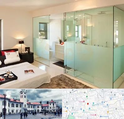 شیشه سکوریت در میدان شهرداری رشت 