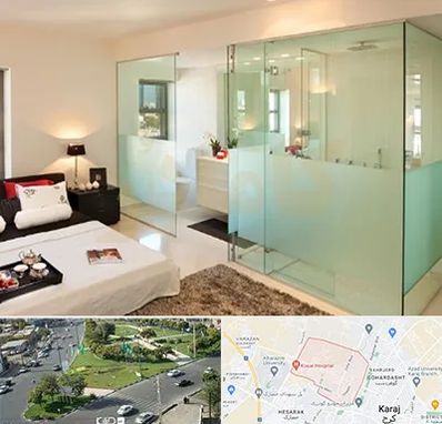 شیشه سکوریت در شاهین ویلا کرج 