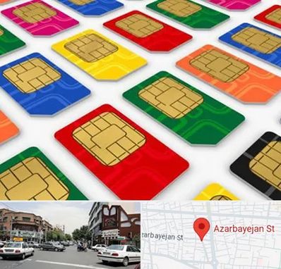 فروش سیم کارت در خیابان آذربایجان