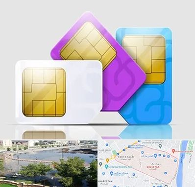 نمایندگی فروش سیم کارت ایرانسل در گلستان اهواز 