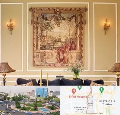 مرکز خرید تابلو فرش در ونک 